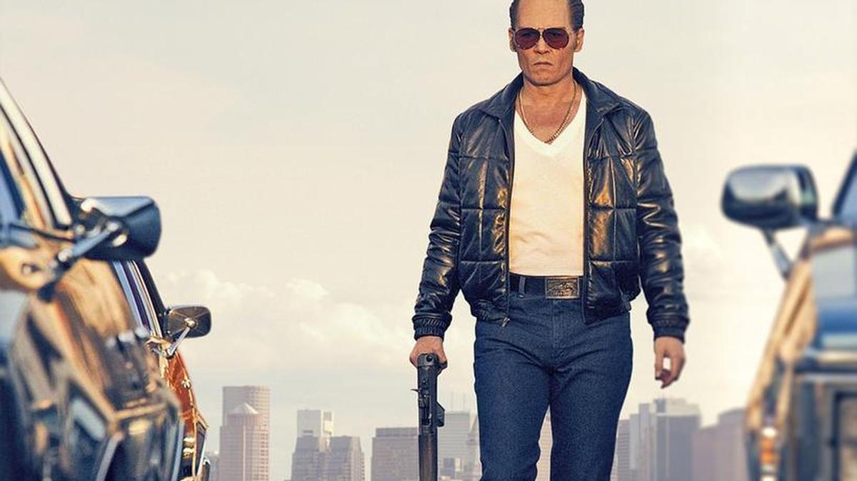 
In this image released by Warner Bros. Entertainment, Johnny Depp portrays Whitey Bulger in the Boston-set film, “Black Mass.”
