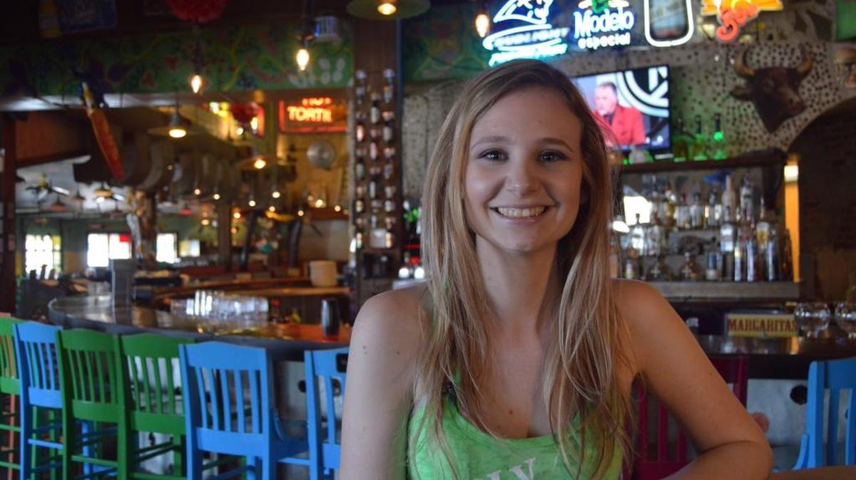 Allison Morgan at Fiesta del Burro Loco in Myrtle Beach. Photo by Josh Bell for The Surge.