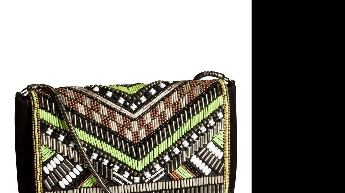 
Beaded Clutch Bag at H & M, hm.com.
