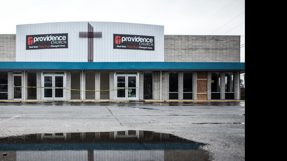 
Providence Church on Highway 501 Bypass in Conway burned Christmas Eve 2014. File photo.

