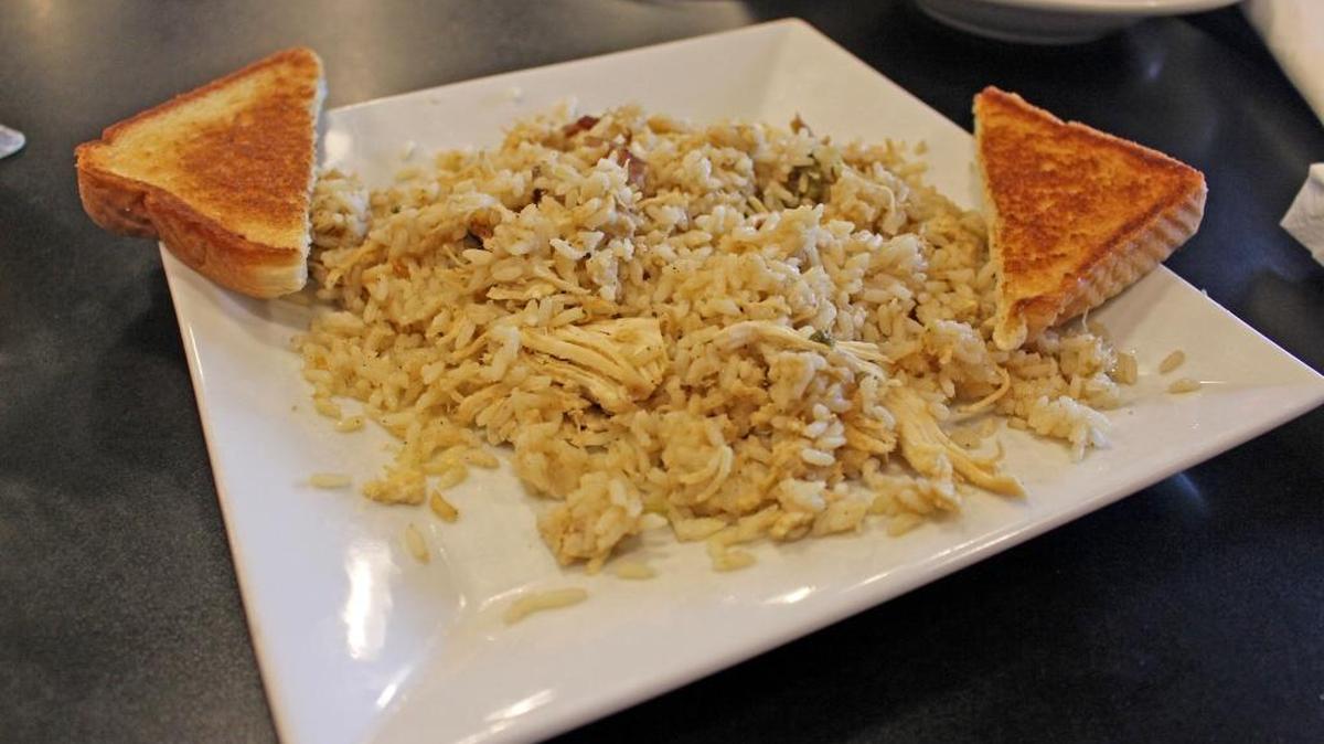 Chicken Bog at The Crafty Rooster in Conway. Photo by Emily Smith for The Surge.