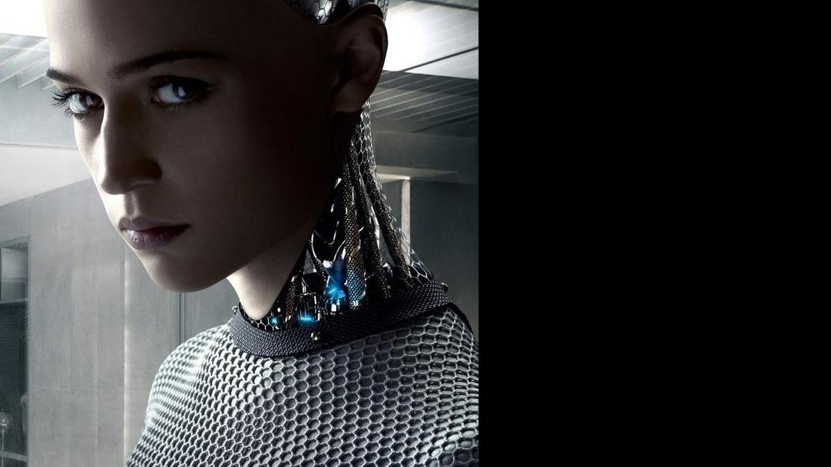 
A movie poster for “Ex_Machina.”
