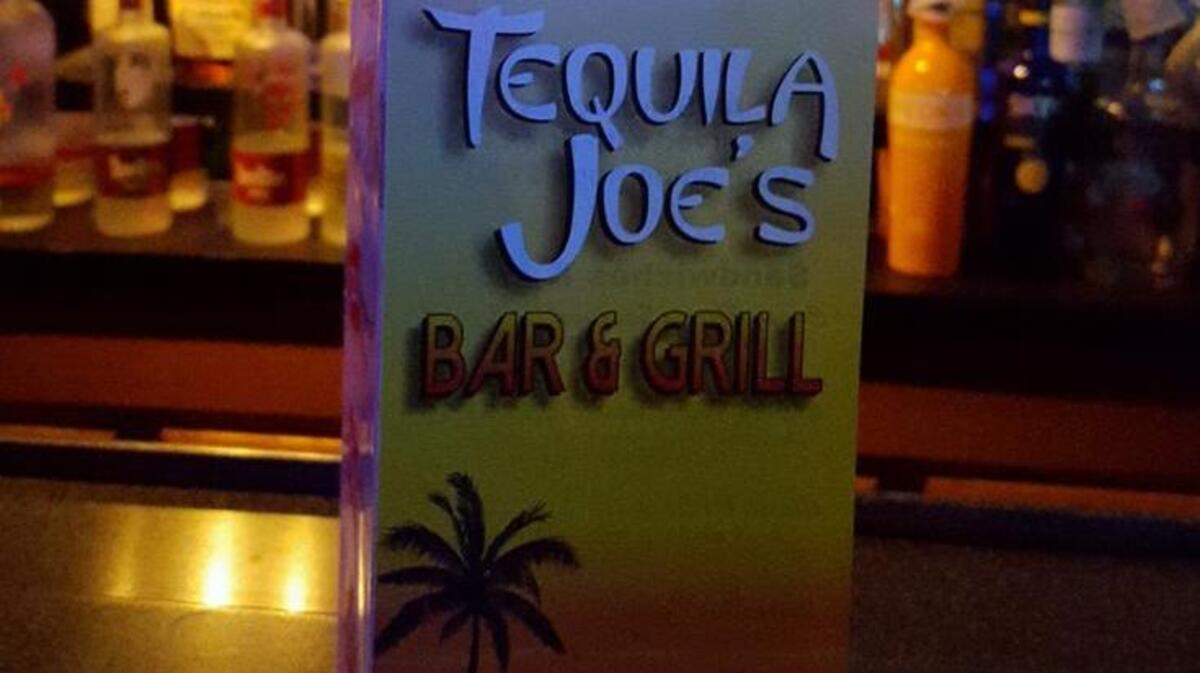 
The menu at Tequila Joe’s Bar & Grill in Myrtle Beach. Photo by Derrick Bracey for The Surge.
