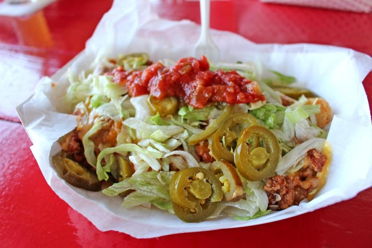 Totchos at Bully’s Pub and Grill at Barefoot Landing in North Myrtle Beach. Photo by Emily Smith for The Surge.