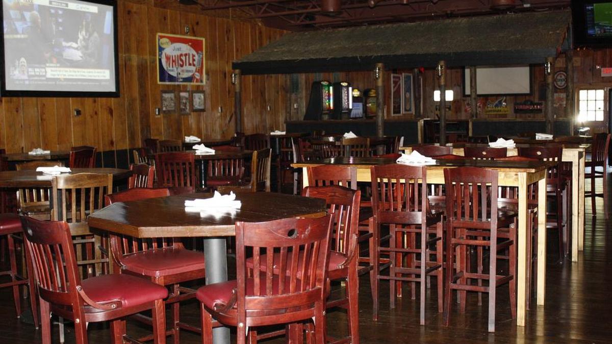 The interior of Ron Jon’s Beer & Burgers in Myrtle Beach. Photo by Surge staff.