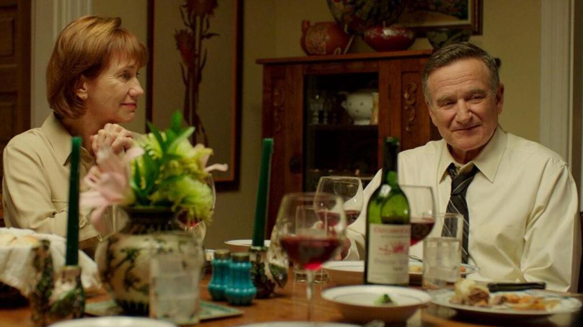 
Kathy Baker and Robin Williams in a scene from “Boulevard,” Williams’ final film. Courtesy STARZ Digital Media.
