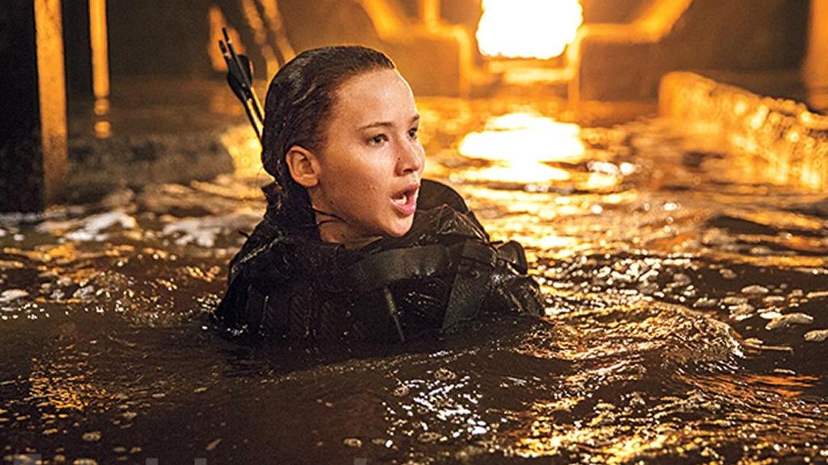 Jennifer Lawrence in “The Hunger Games: Mockingjay Part 2.”
