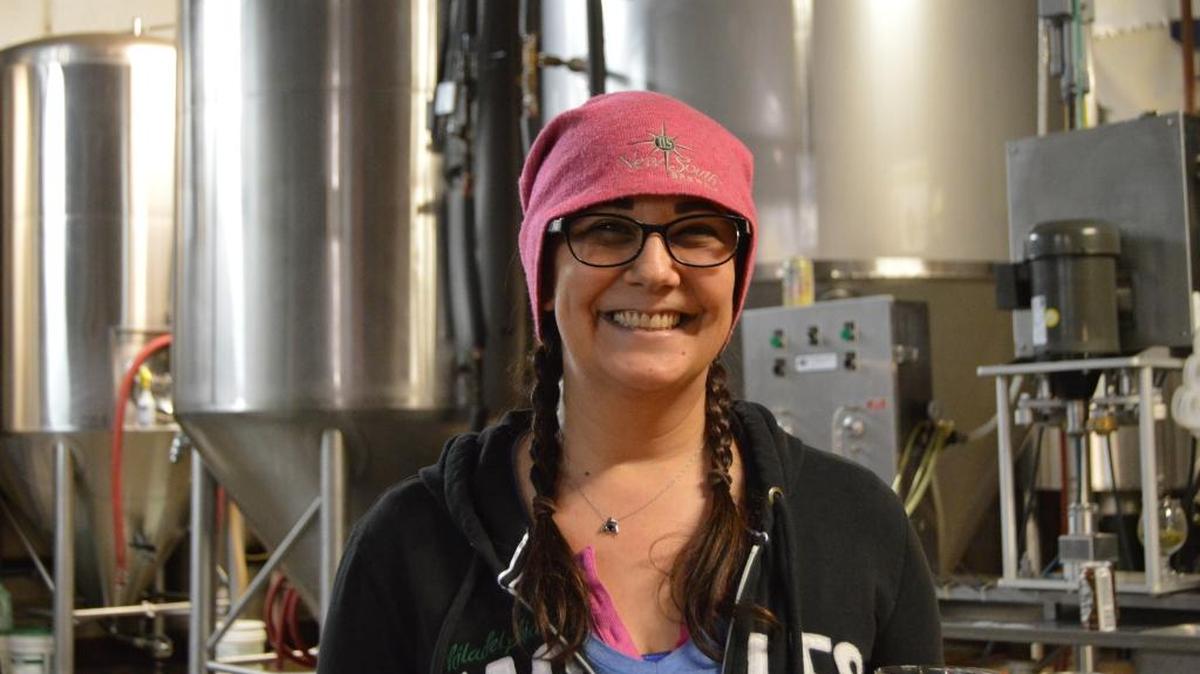 Allison Graham at New South Brewery in Myrtle Beach. Photo by Josh Bell for The Surge.