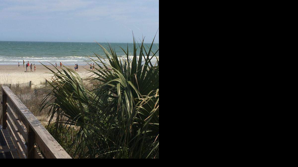 
The view from Scotty’s Beach Bar in Surfside Beach. Photo by Mandy Rodgers for The Surge.
