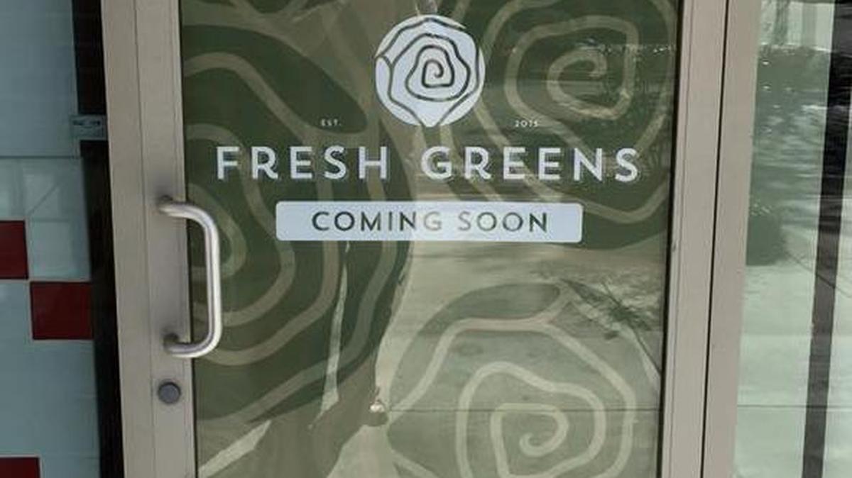 Fresh Greens will be opening soon at the University Commons shopping center in Conway. Courtesy photo.