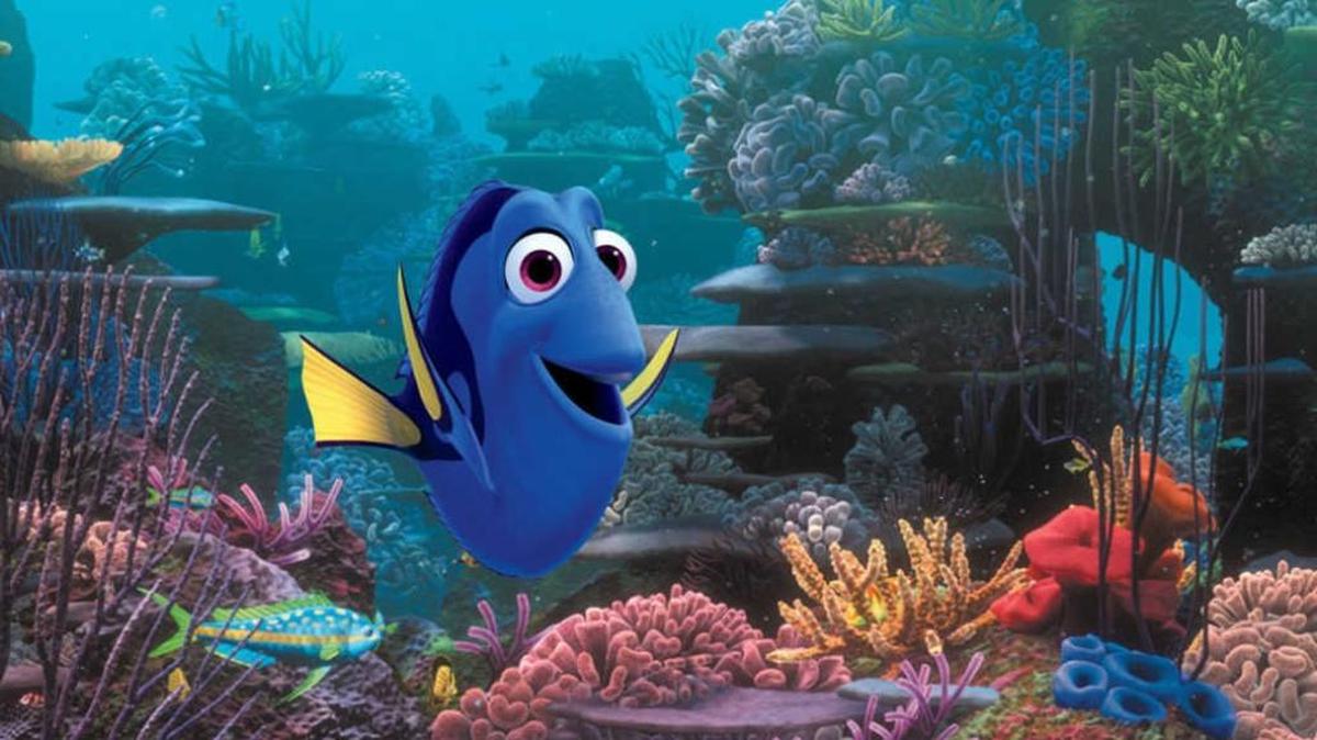 A scene from the animated movie “Finding Dory.”