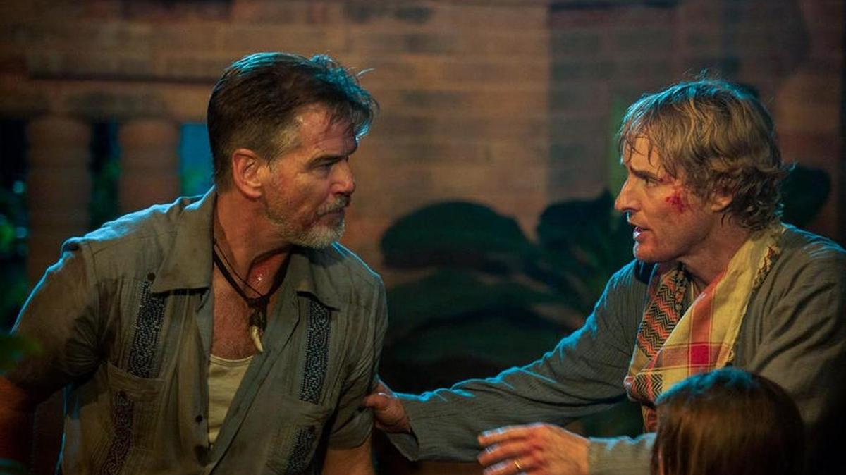 
Pierce Brosnan and Owen Wilson star in “No Escape.”
