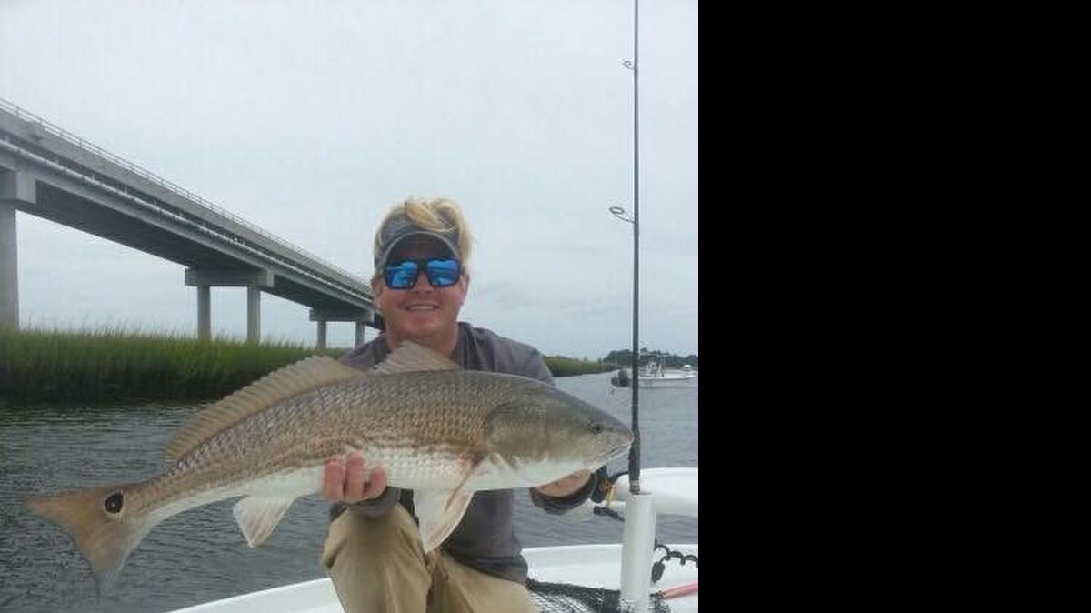 
Paul Pancake, 25, works for a local fishing charter as he works toward his degree at Coastal Carolina University. Courtesy photo.
