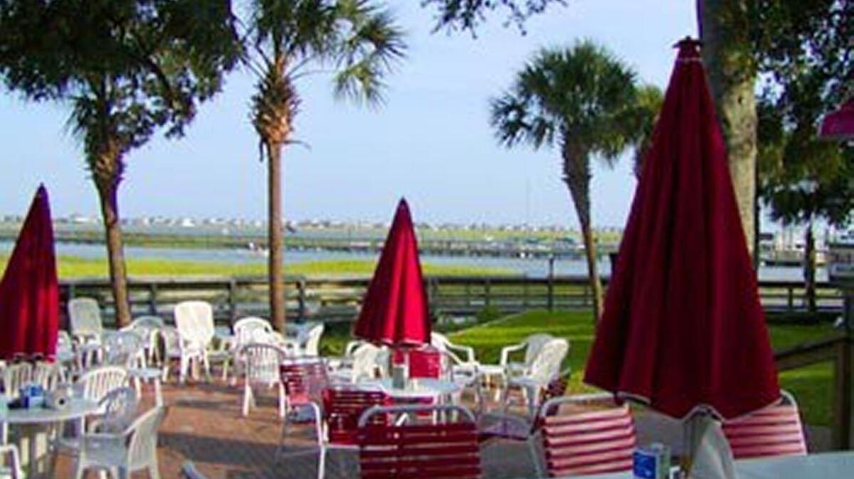 The outdoor patio overlooks the inlet at Creek Ratz in Murrells Inlet. Courtesy photo.