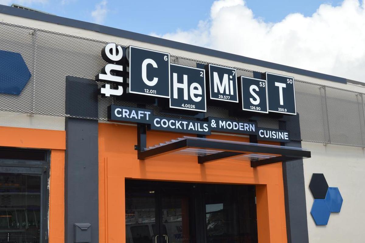 The Chemist, owned by Larry Bond, opens Sept. 15 in downtown Myrtle Beach. Photo by Josh Bell, digital reporter for The Surge.