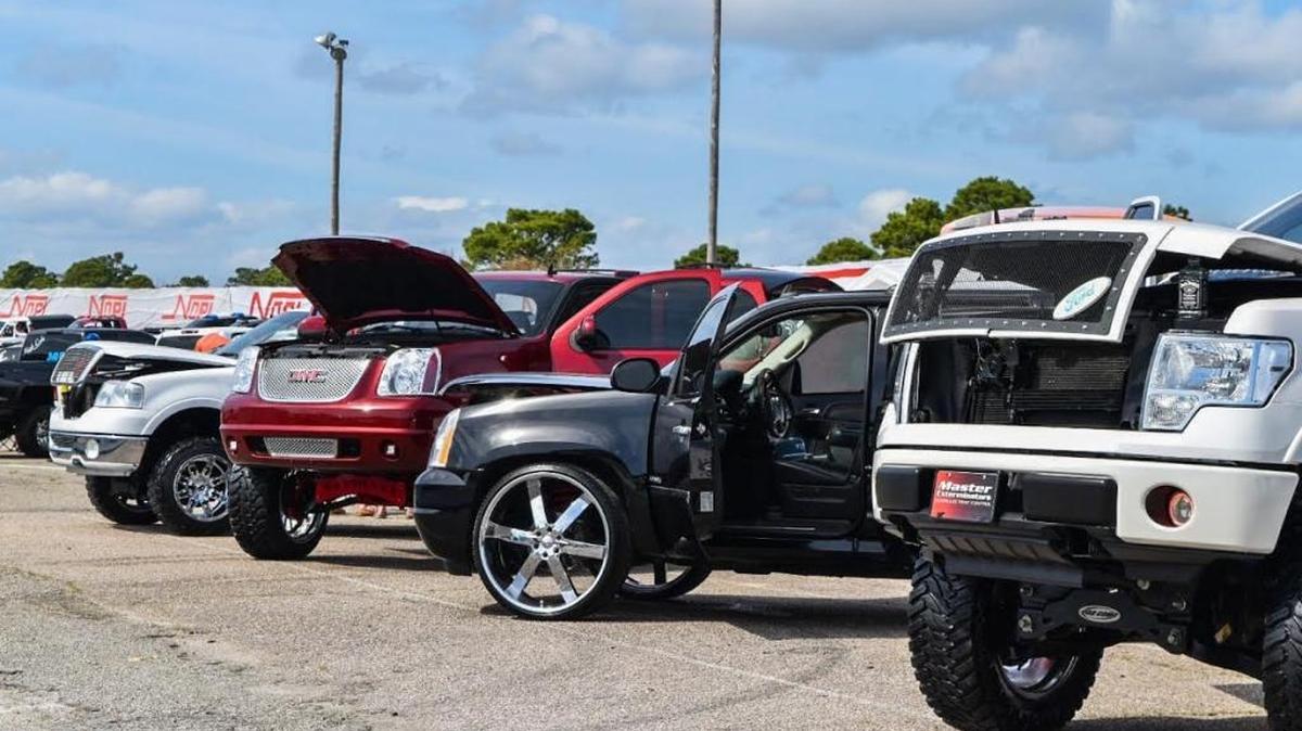 A truck show at the 2015 NOPI Nationals held at The Myrtle Beach Speedway. Photo by Manny Berdayes for The Surge.