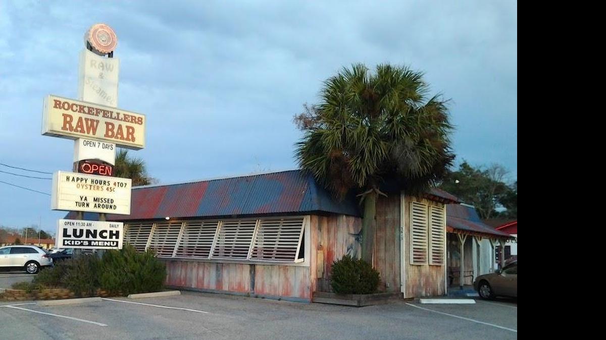 
The exterior of Rockefeller’s Raw Bar in North Myrtle Beach. Courtesy photo.

