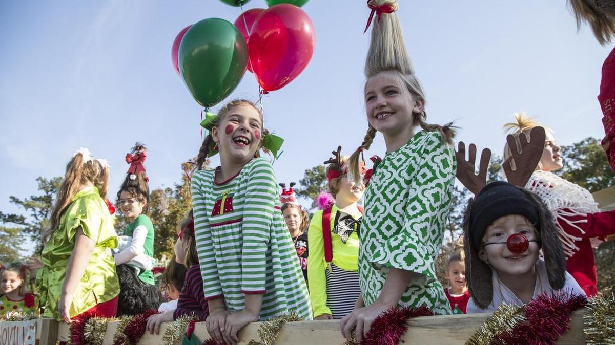 The 2016 Conway Christmas Parade, as seen from a festive photo last year with these members of a Girl Scout troop touting the theme “All the Girls in Whoville,” will roll at 10 a.m. Dec. 10, across downtown. Details from the Conway Chamber of Commerce at 843-248-2273 or conwayscchamber.com.