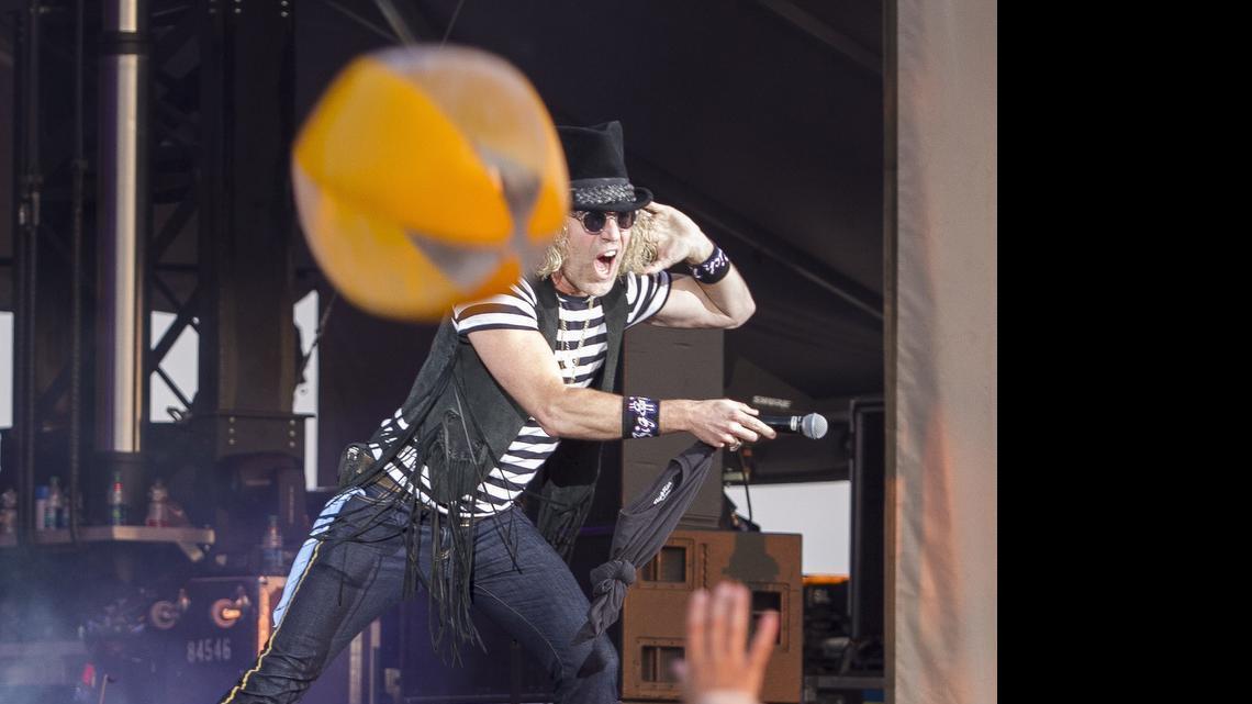 
Big Kenny (shown) and John Rich of Big and Rich perform at the Carolina Country Music Fest. 
