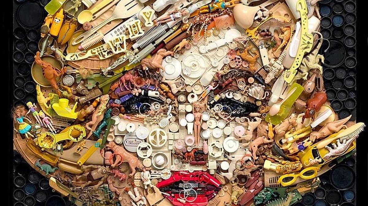 This photo shows “Marilyn,” from the exhibit “Kirkland Smith: Assemblages,” Thursday-April 21, at the Franklin G. Burroughs-Simeon B. Chapin Art Museum in Myrtle Beach.
