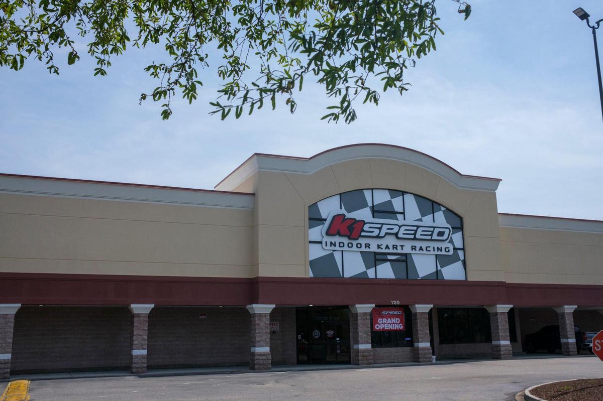 The K1 Speed indoor go-kart track has opened on Main Street in North Myrtle Beach in a former Bi-Lo grocery store. It features a track that is longer than one-eighth of a mile and karts that can go upwards of 25mph, as well as food and arcade games. May 04, 2022.