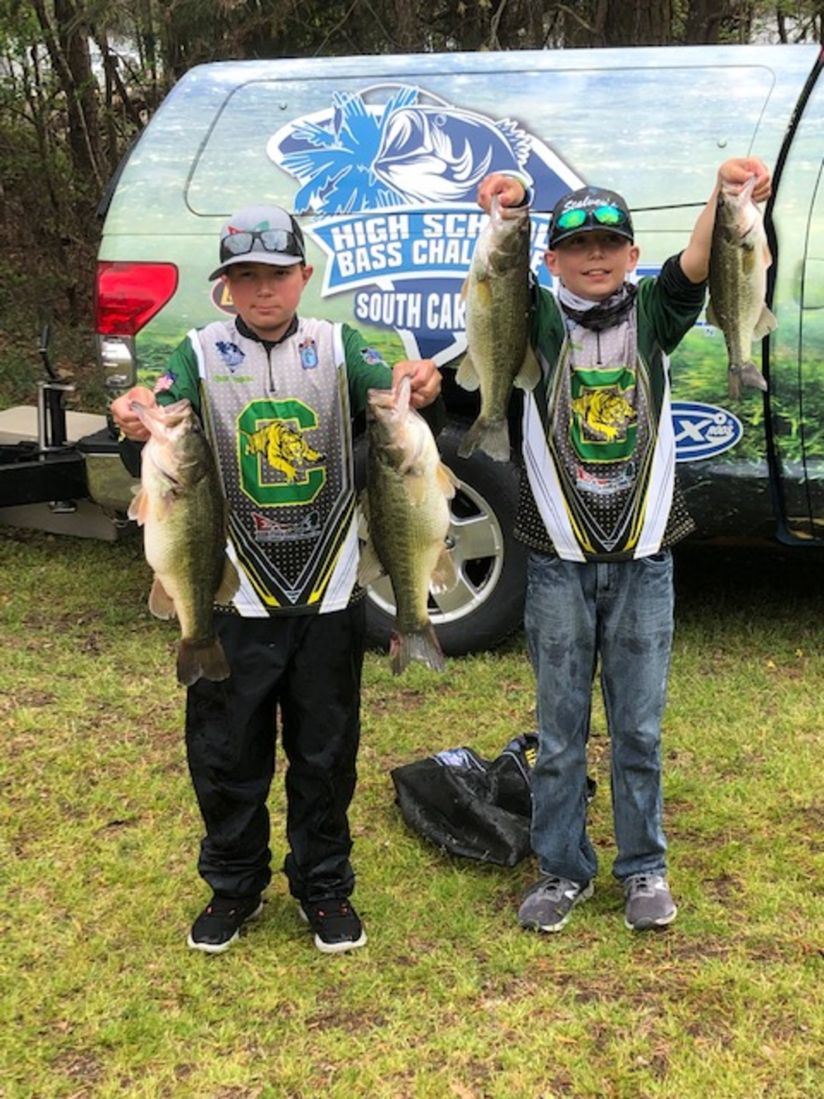 Cody Wilder and Dalton Williams, a pair of Conway Middle School anglers, are headed to Huntingdon, Tenn., in August to compete in the Bassmaster Junior Championship on Carroll County Lake.