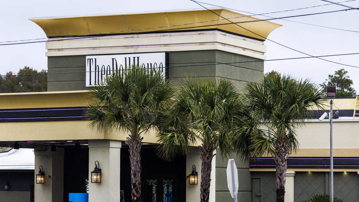Thee Dollhouse, an adult entertainment venue in Atlantic Beach, S.C. Oct.28, 2025.