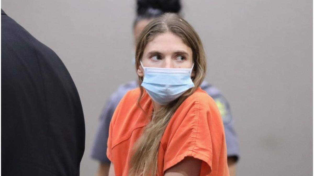 Meagan Jackson and Chris Dontell in Horry County court on Nov. 19. The two are accused of murder in connection to the death of Greg Rice. They were issued two new charges on June 12, 2024.