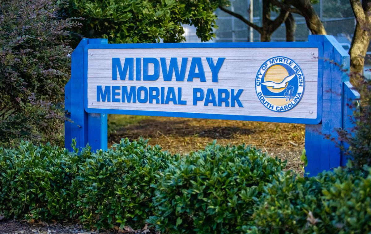 Midway Park in Myrtle Beach Sunday afternoon.