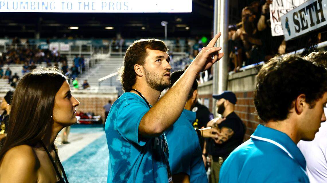 He’s in teal! Grayson McCall returns to Conway for Coastal Carolina’s matchup with App State