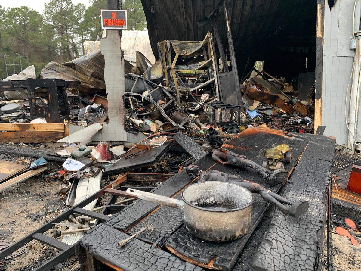 The largest building in the North Myrtle Beach Flea Market was burned down in a three-alarm fire last week. The cause of the fire remains unknown.
