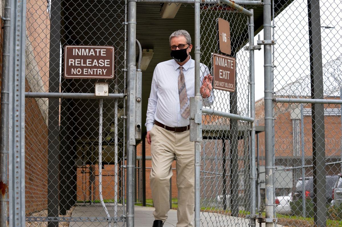 Gary Bennett walks out of J. Reuben Long Detention Center an hour after being found not guilty of murder. He was convicted in 2003, but was granted a second trial on the charges.