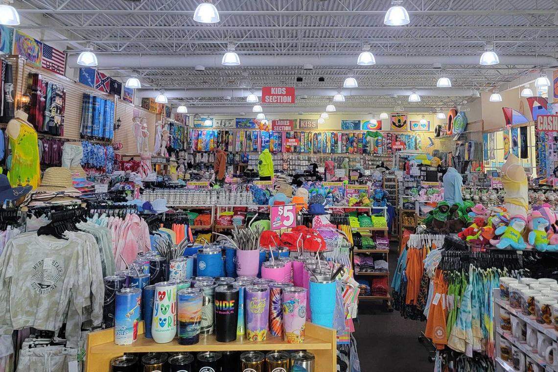 Five Dollar Emporium has two beachwear stores in the city of Myrtle Beach.