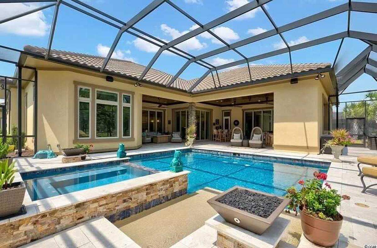 The home in the Ocean Dunes community is listed for over $2 million.