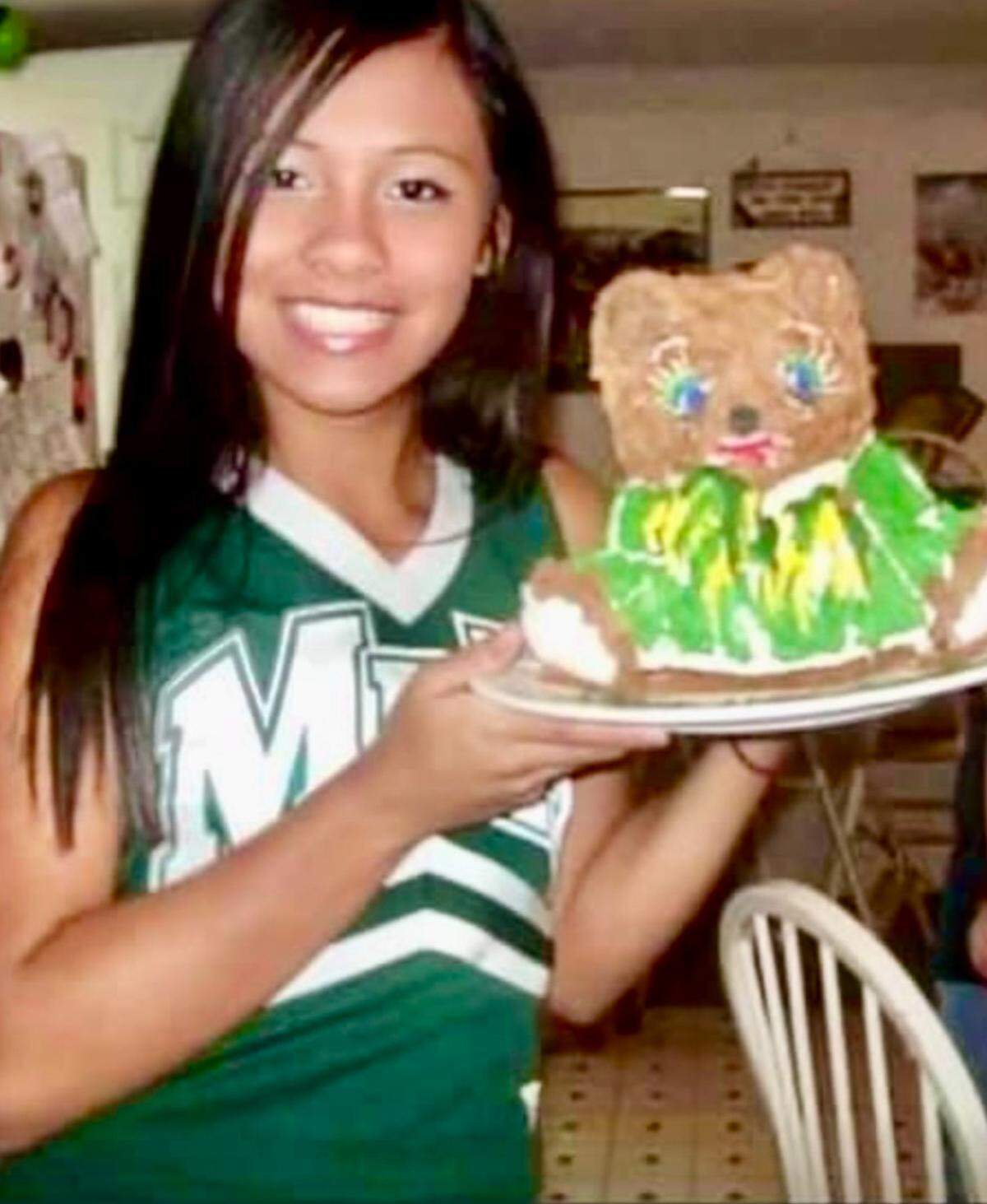 Angela Roberts posing in her Myrtle Beach High School cheerleader uniform. She died from a gunshot wound to the head in the summer of 2021. Myrtle Beach Police ruled it a suicide but her family thinks there’s more to her death.