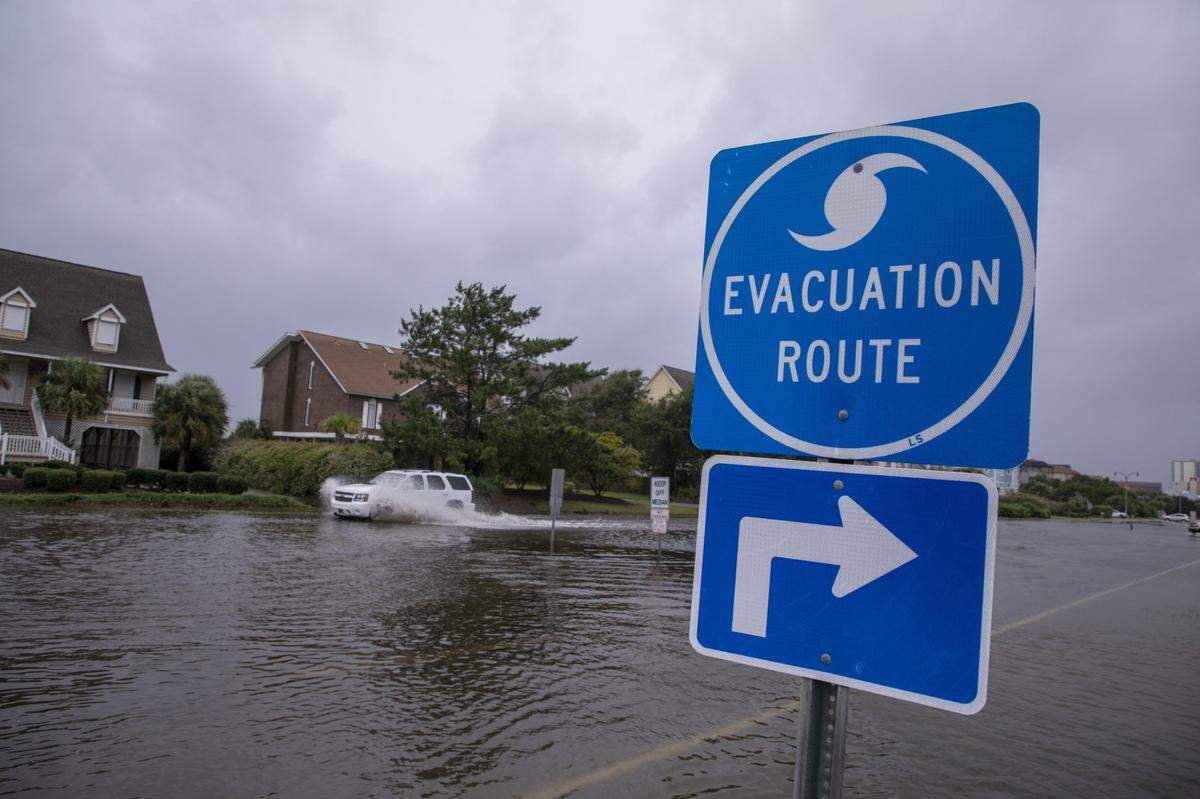 Ocean Boulevard in North Myrtle Beach was flooded most of the day on Thursday. As Hurricane Dorian approached North Myrtle Beach on Thursday reported tornados damaged buildings and a lashing rain brought flash flooding to area roads. Thursday Sept. 05, 2019.