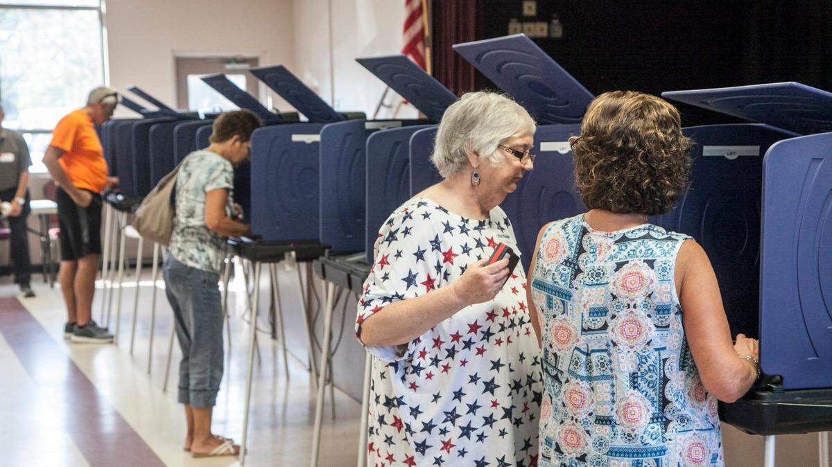 Voters go to the polls for Myrtle Beach elections on Tuesday . November 7, 2017.