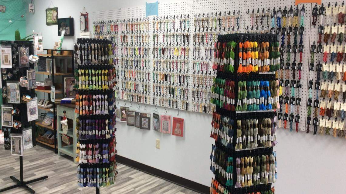 Amy and Memory Baker have opened Barefoot Needleart, a cross-stitch supply store in Surfside Beach, SC.