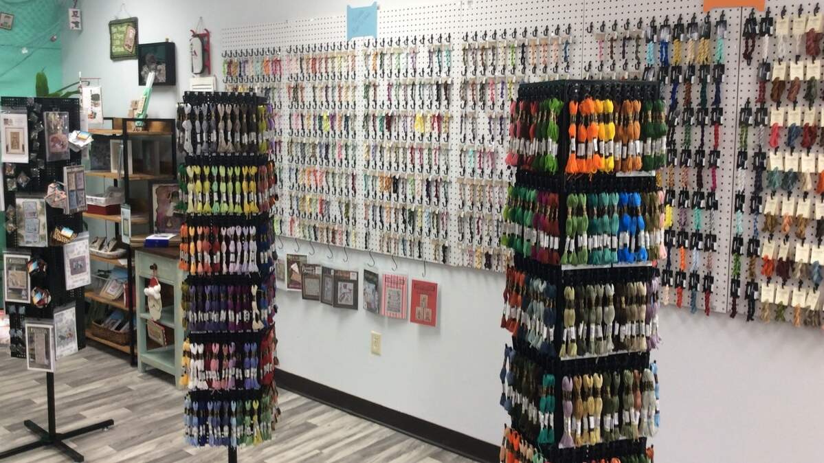 Amy and Memory Baker have opened Barefoot Needleart, a cross-stitch supply store in Surfside Beach, SC.