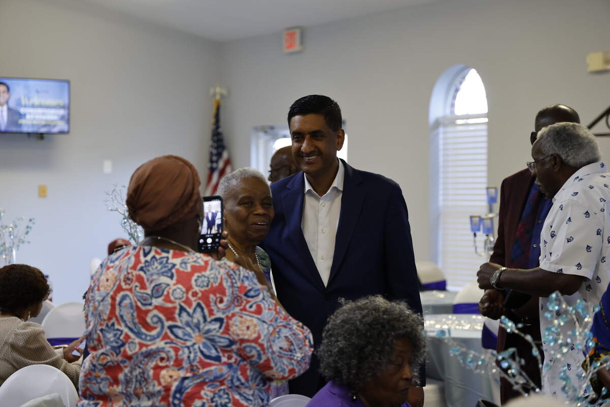 California Congressman Ro Khanna spoke at the Bethlehem #1 Missionary Baptist Church in Conway on Friday, Oct. 2, 2026.