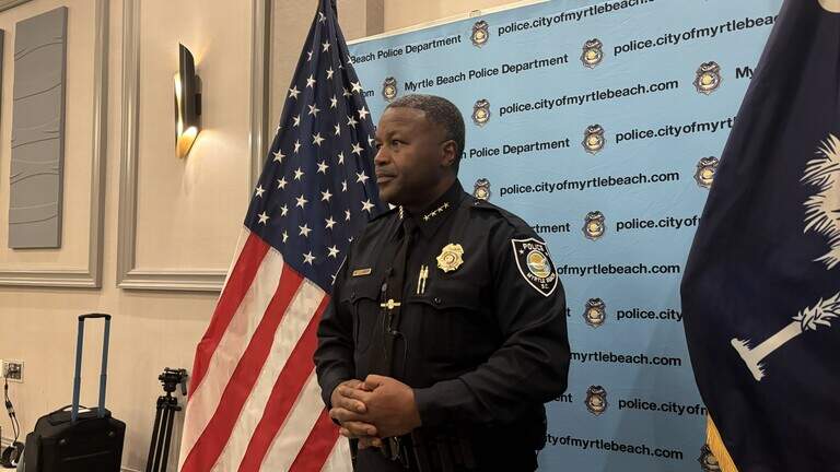 Myrtle Beach Police Chief addresses video of sexual assault interview after ceremony