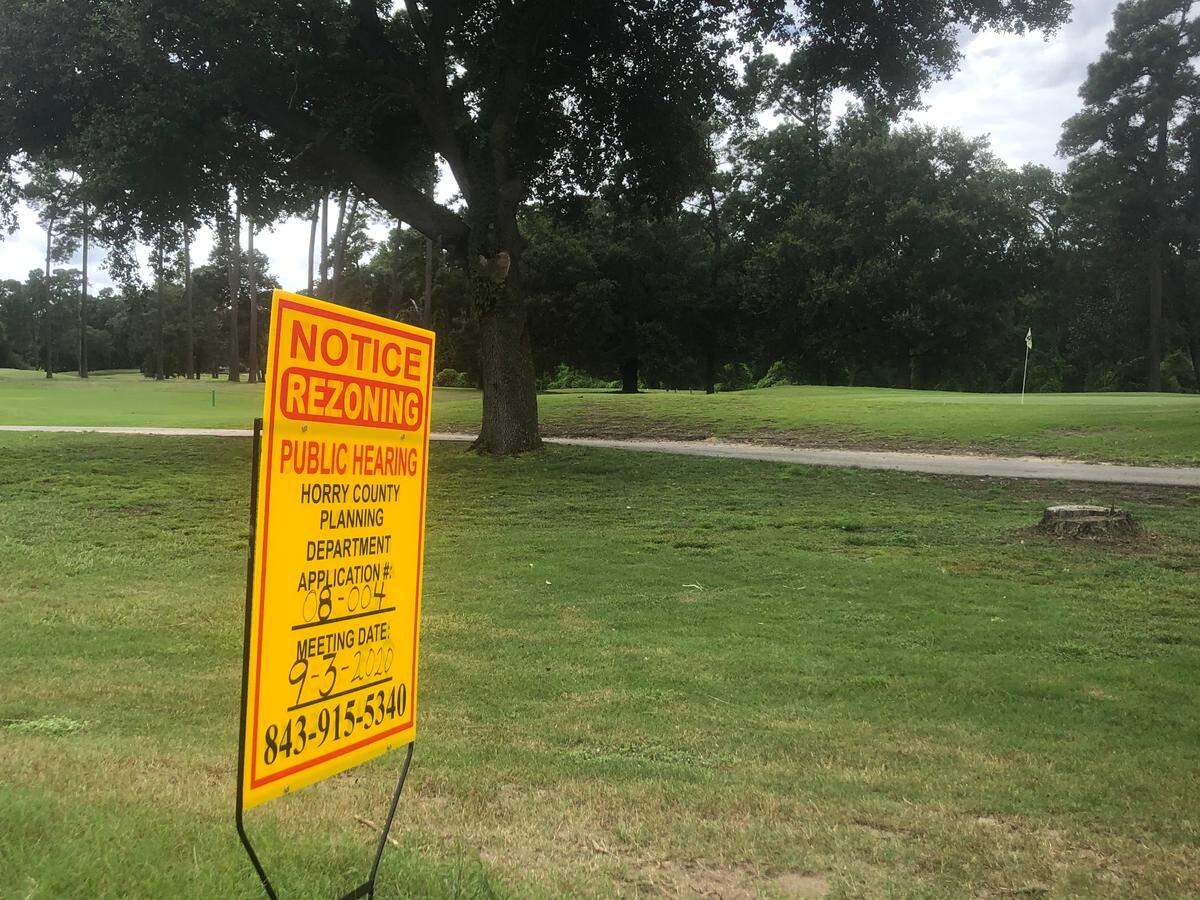 The Witch Golf Links is a 6,800-yard, par-71 Dan Maples design that opened in 1989. A rezoning request has been submitted to Horry County government that would allow for a residential and commercial development on part of the course.
