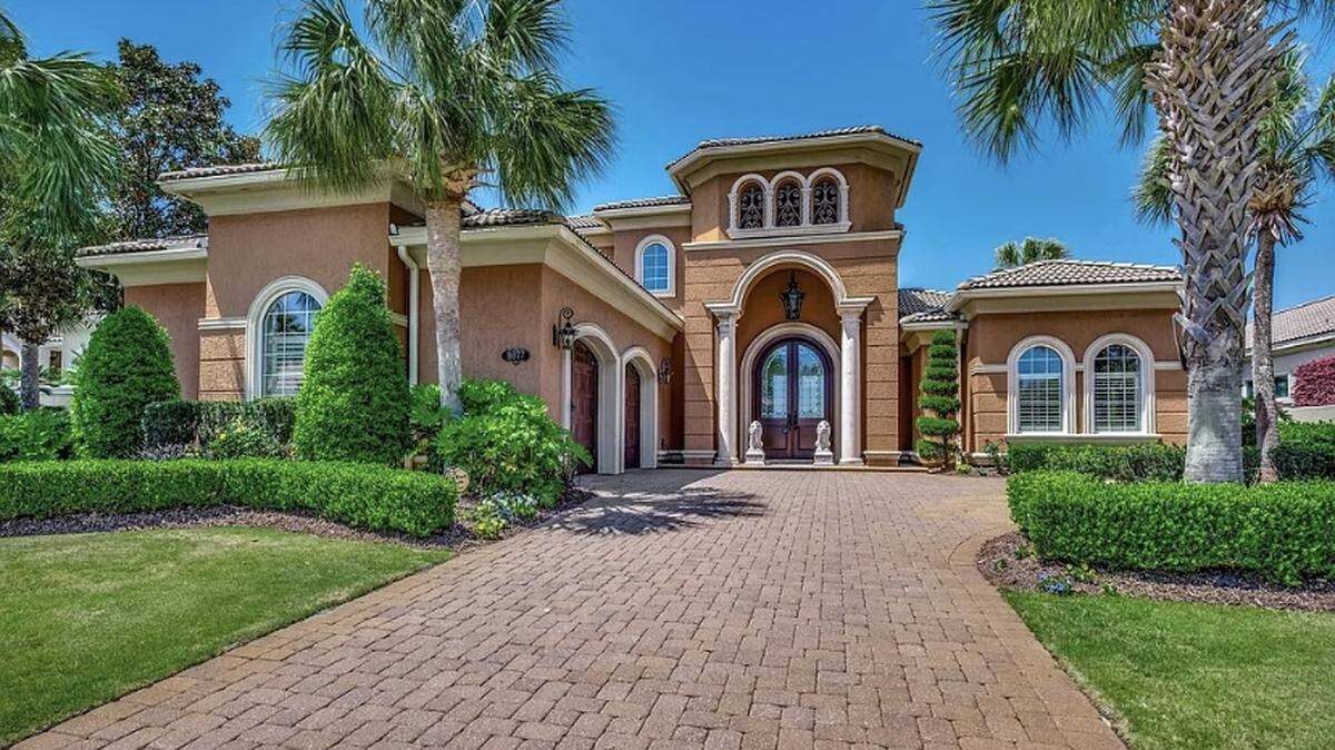 A Mediterranean-style house in the Grand Dunes community of Myrtle Beach is listed on Zillow for $1.6 million.