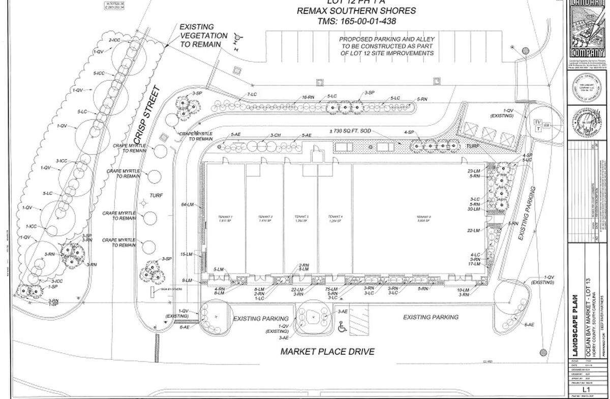 A mock-up of the new construction coming to the Lowes Food shopping center in Carolina Forest.