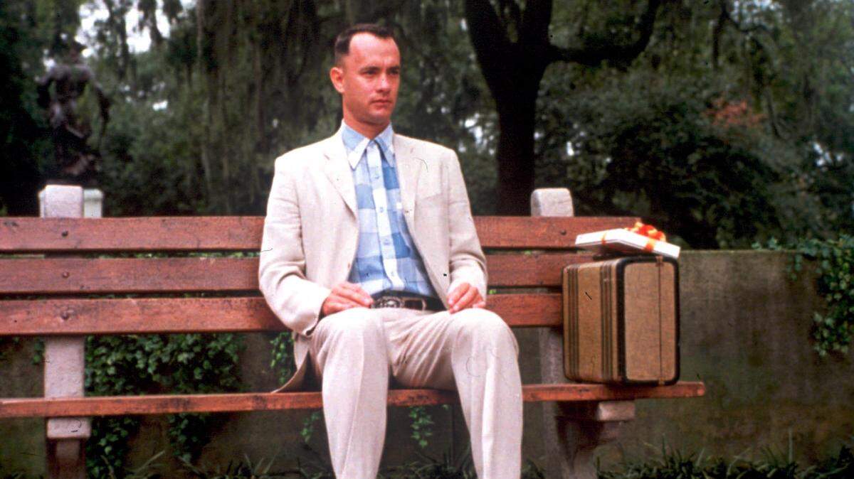 eeFILE--Actor Tom Hanks appears in character in “Forrest Gump.” The film was nominated for best picture Tuesday, Feb. 14, 1995 by the Academy of Motion Arts and Sciences. (AP Photo/HO)