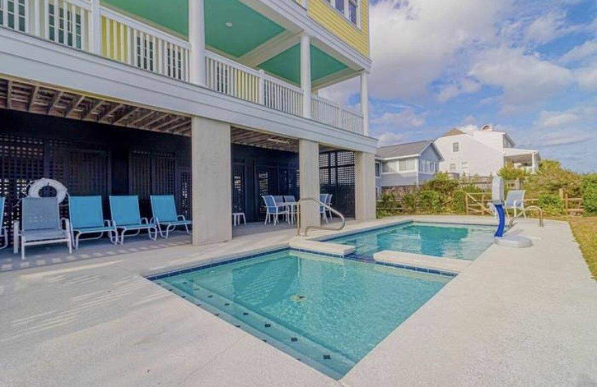 The home is for sale in Garden City on South Waccamaw Drive.
