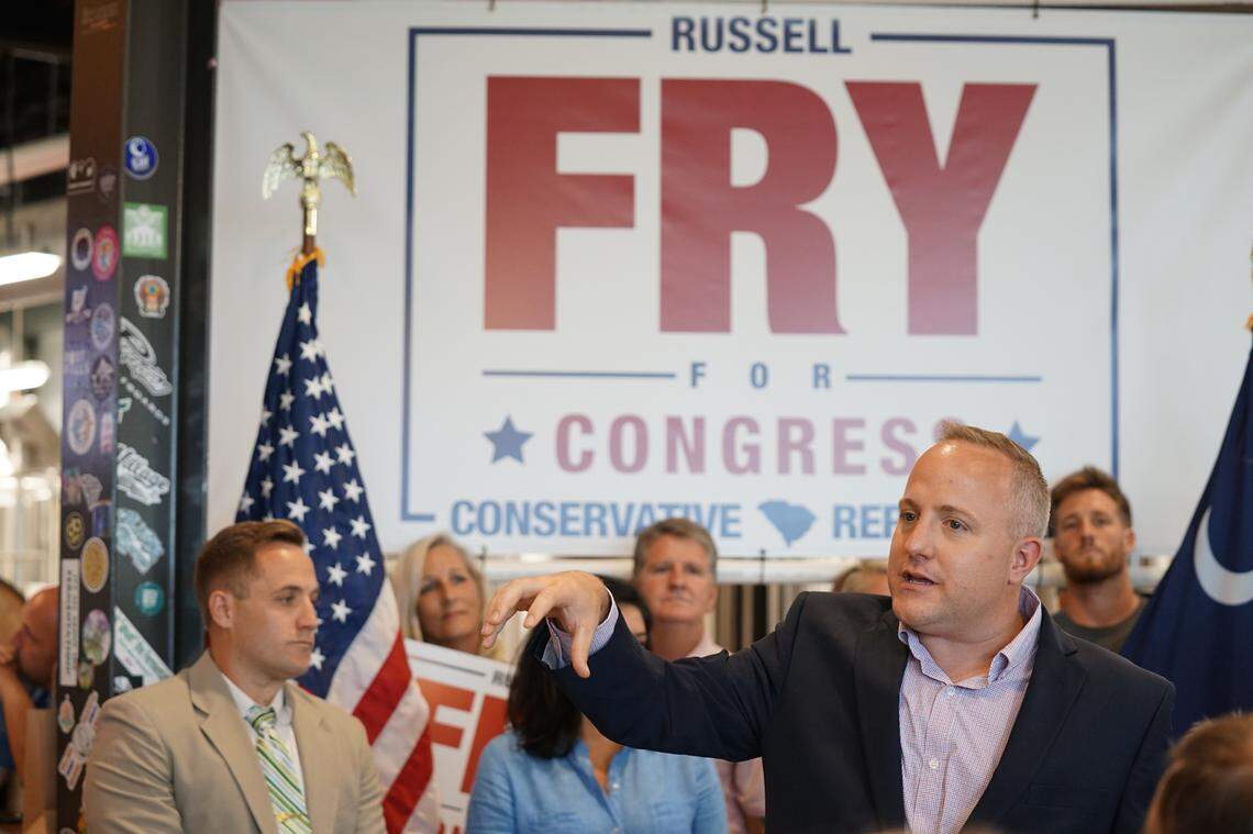 South Carolina Rep. Russell Fry (R-Surfside Beach) announced his campaign for Congress against U.S. Rep. Tom Rice on Thursday at Grand Strand Brewing in Myrtle Beach.