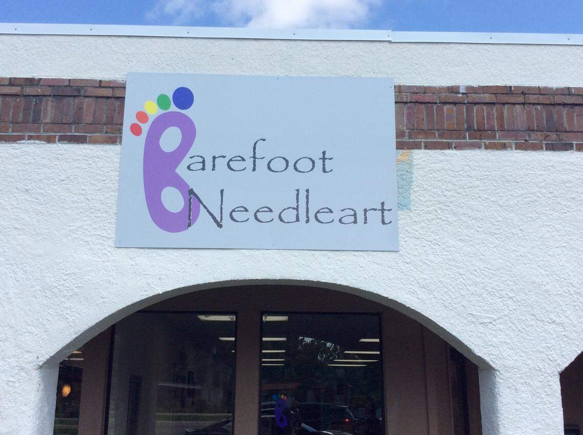 Amy and Memory Baker have opened Barefoot Needleart, a cross-stitch supply store in Surfside Beach, SC.