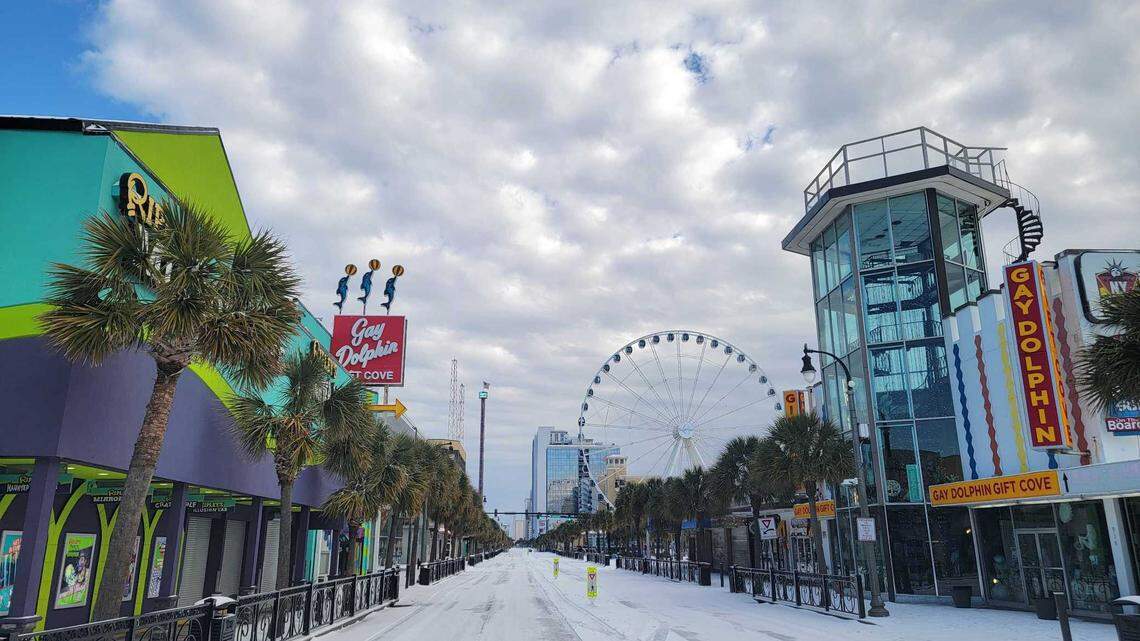 Roads around Myrtle Beach, SC are especially dangerous right now after snow. What you need to know