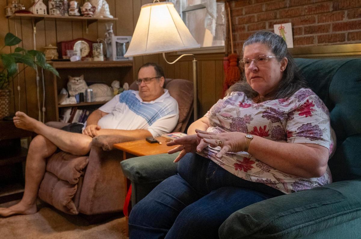 Chris and Beth Edwards, who met while working at the Myrtle Beach Pavilion and Amusement Park and married in 1979 share their memories of meeting at the popular attraction. October 17, 2023.